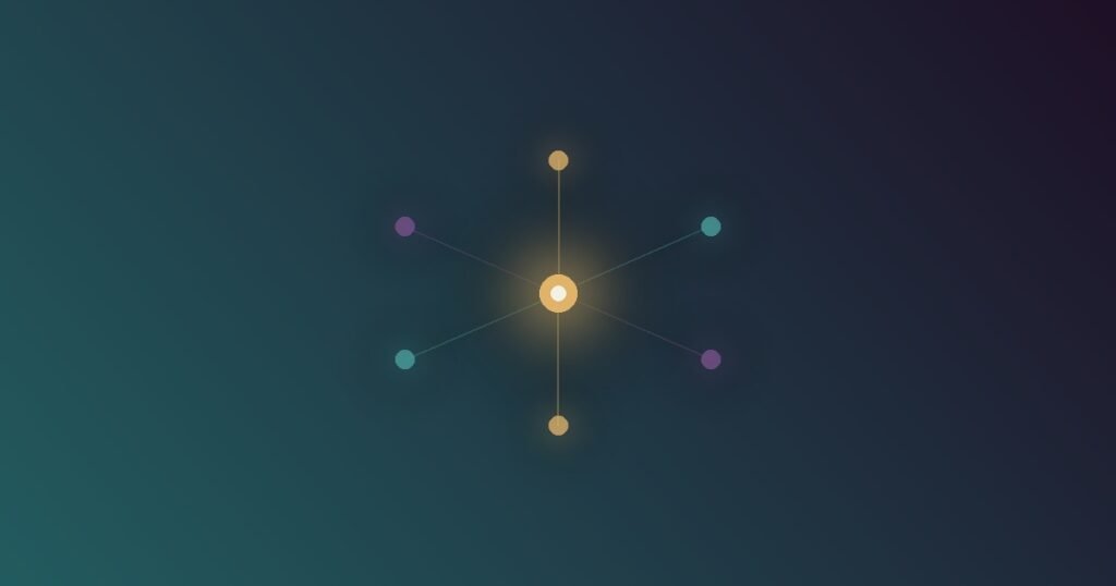 Abstract illustration of multiple glowing possibility nodes rapidly collapsing and snapping shut around a single point, representing premature cognitive closure under pressure