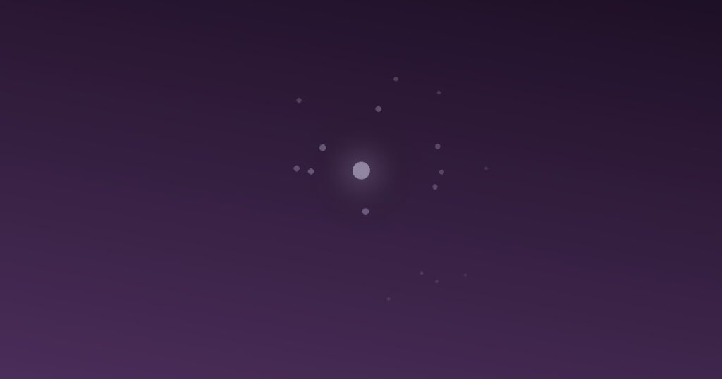 Abstract illustration of a dim, unresolved node slowly dissolving into scattered fragments over time, representing how the regret of inaction lingers and diffuses rather than resolving