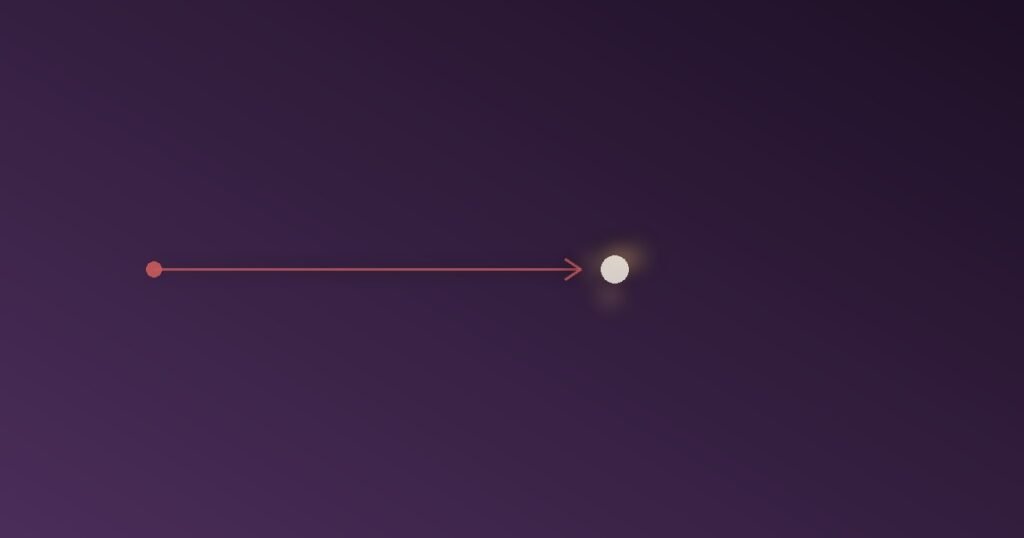Abstract illustration of a stable node whose position appears to shift and blur every time an external force pushes against it, representing how a target's confidence in their own perception gets destabilized by repeated denial